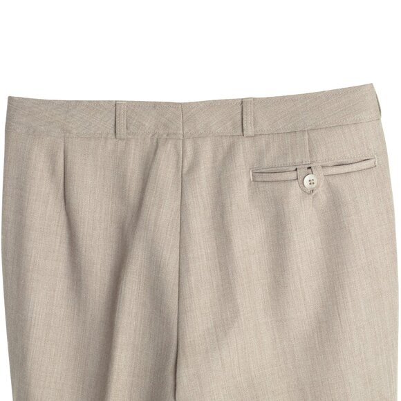 Tuomi (Finland) 70s, Linen Blend, Hook & Bar, Straight Leg - Picture 9 of 9